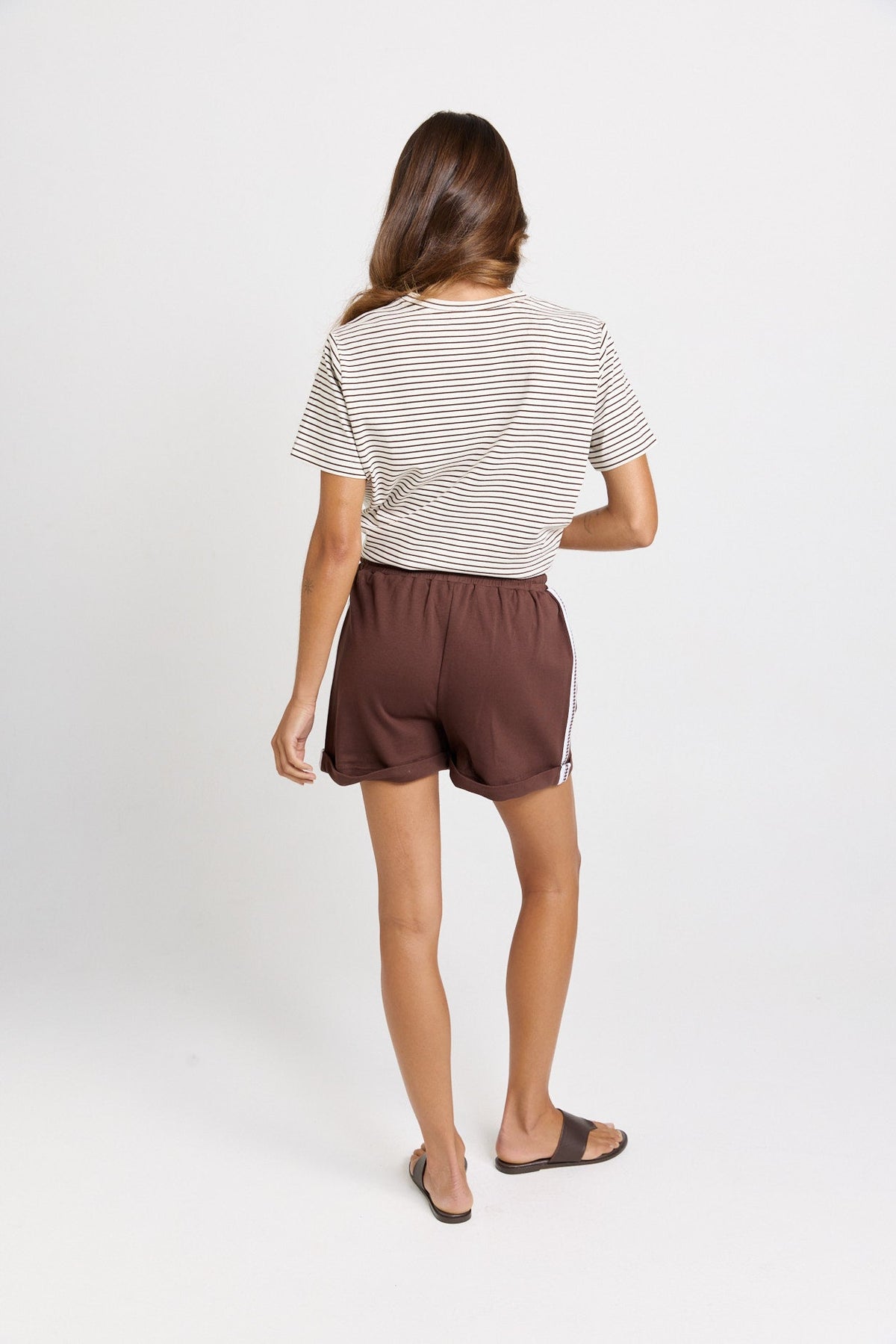 Betty Basics Nikki Cotton Relax Short (Chocolate)