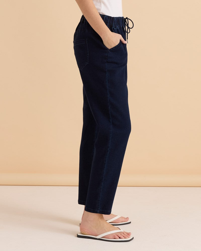 Betty Basics Brooks Jean (Dark Blue Wash)