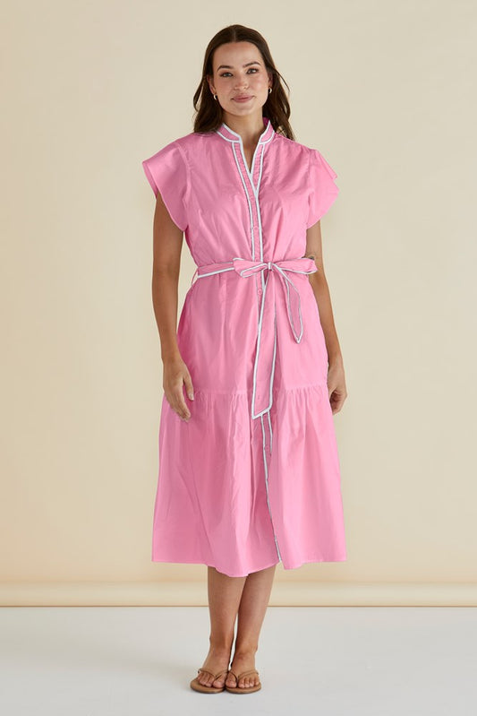 Image of Dresses. Productname: Betty Basics Mari Dress Blush in Blush colour by brand - Betty Basics