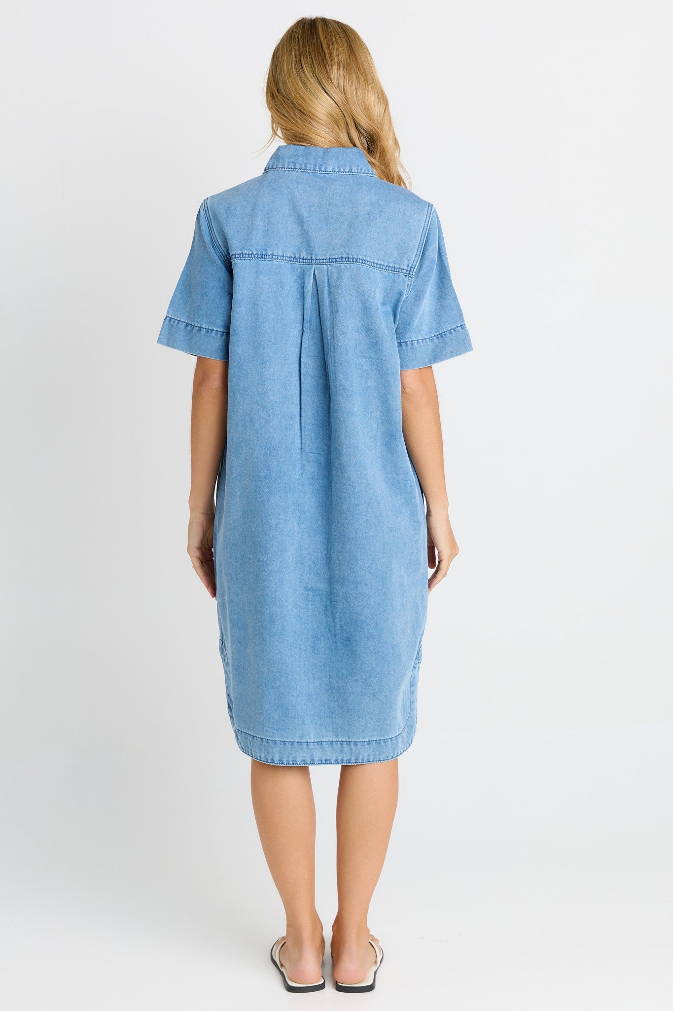 Betty Basics Dawson Denim Dress (Blue Medium)