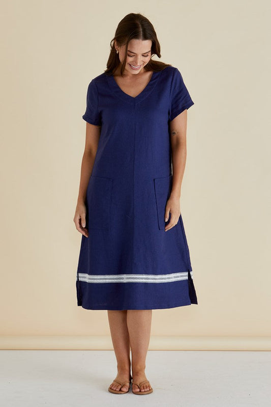 Betty Basics Elwood Dress (Navy)