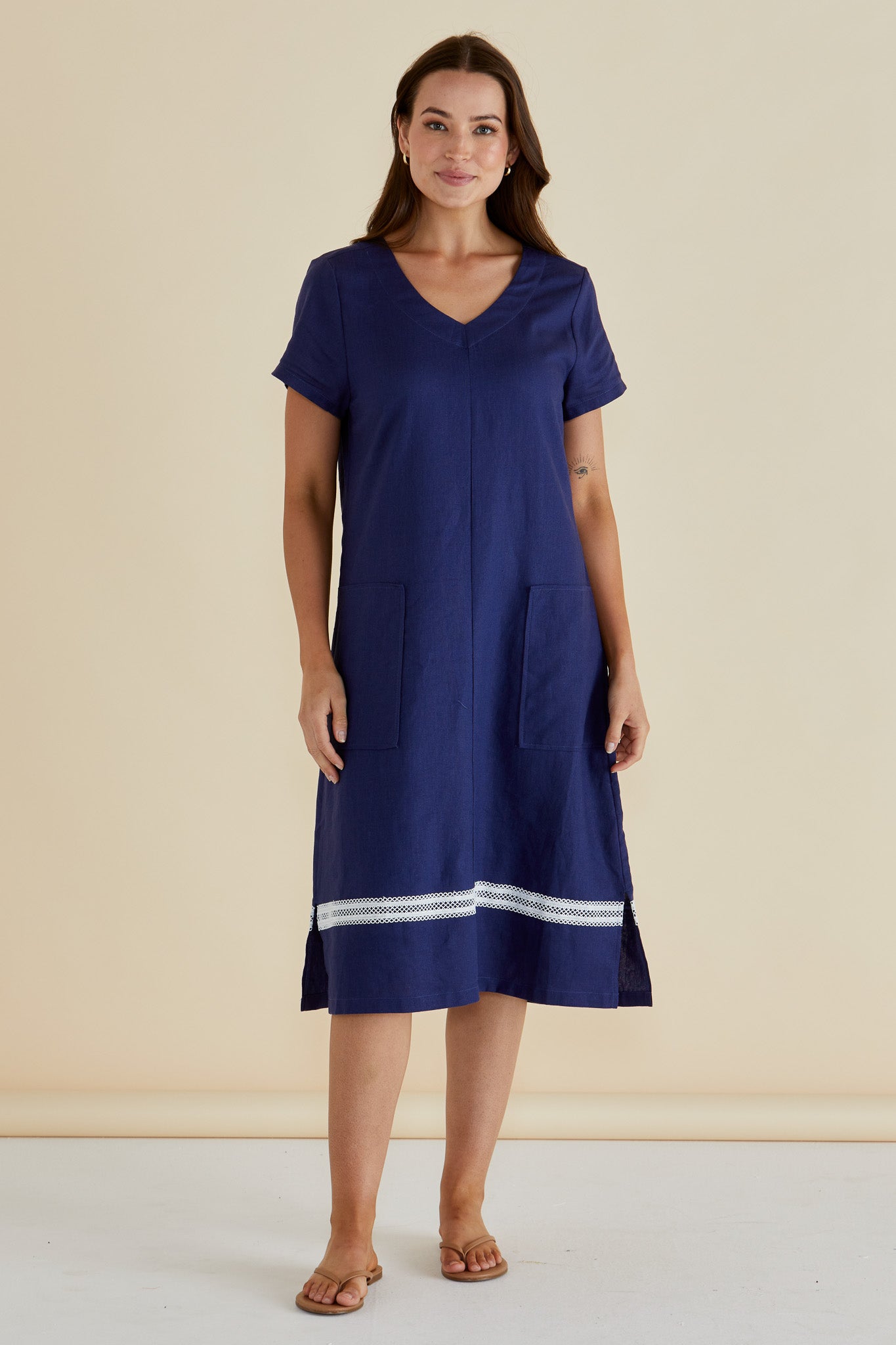 Betty Basics Elwood Dress (Navy)