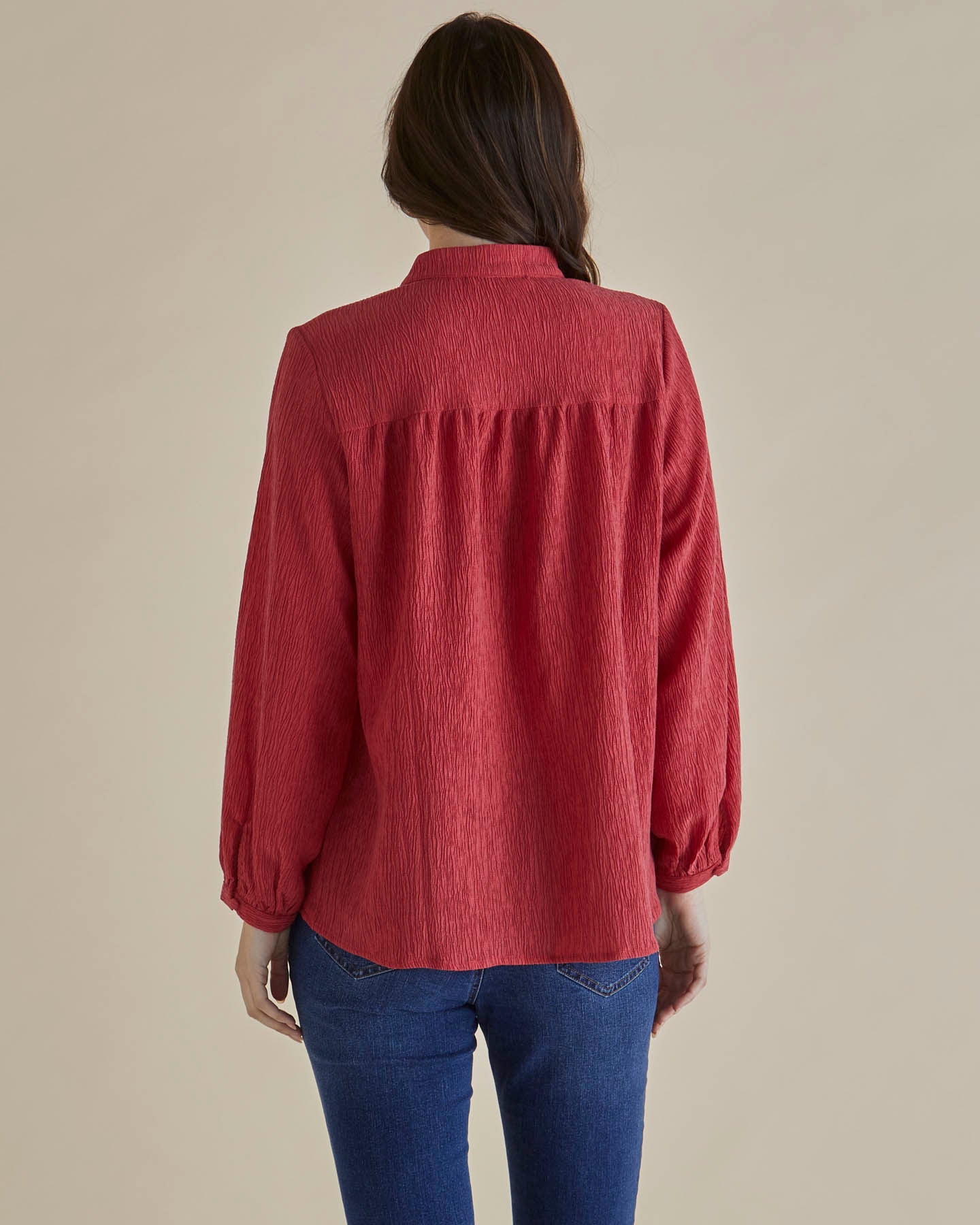 Betty Basics Marie Blouse (Dusty Pink)
