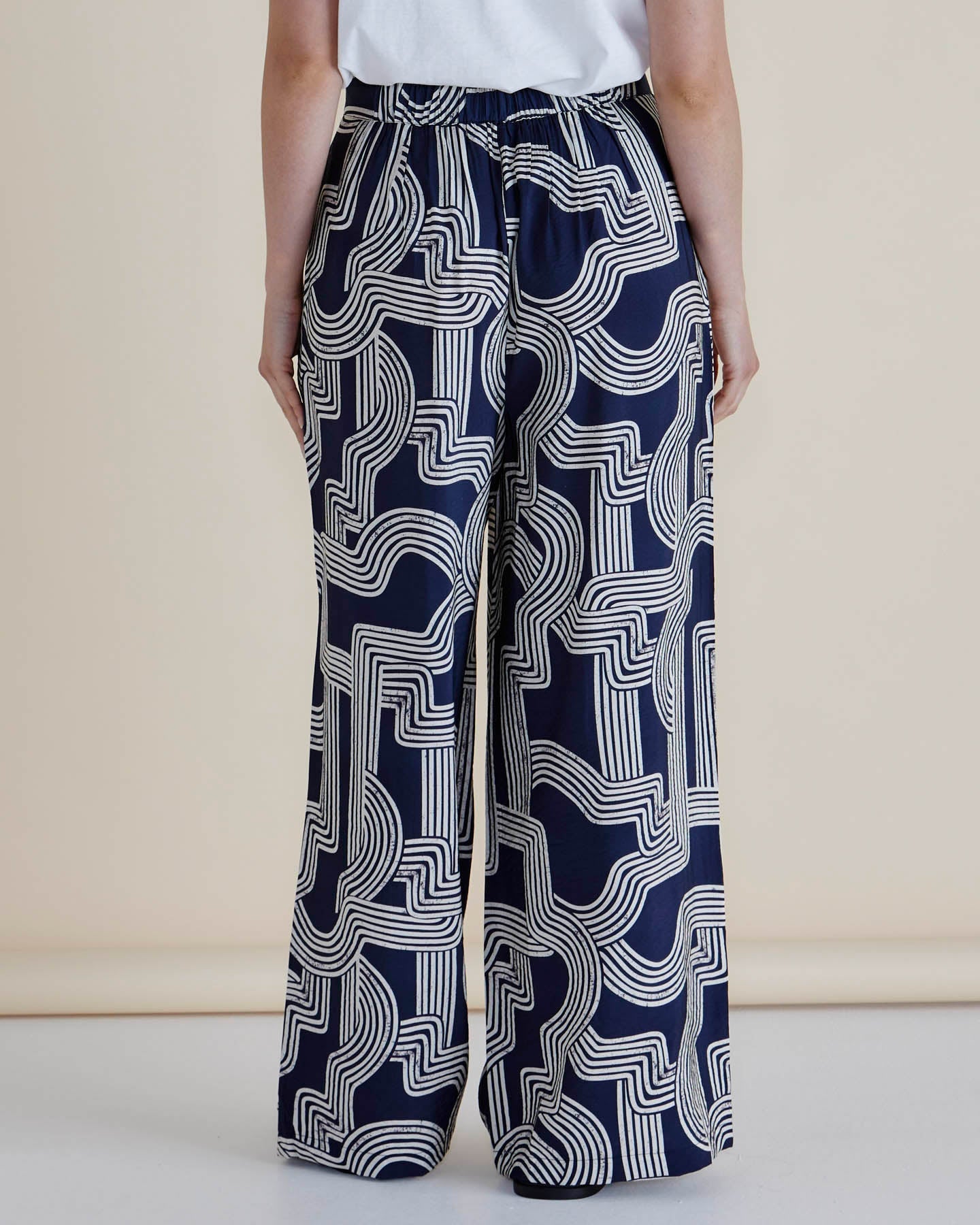 Betty Basics Zander Pant (Navy Geo)