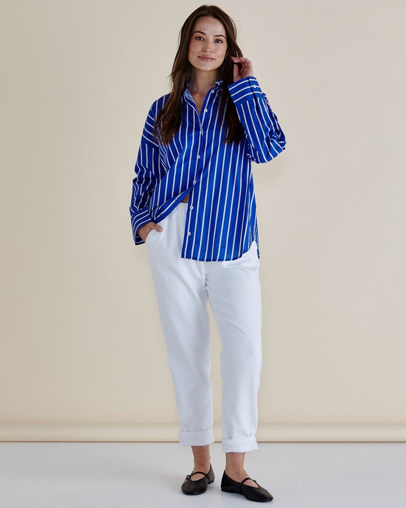 Betty Basics Regatta Shirt (Blue Stripe)