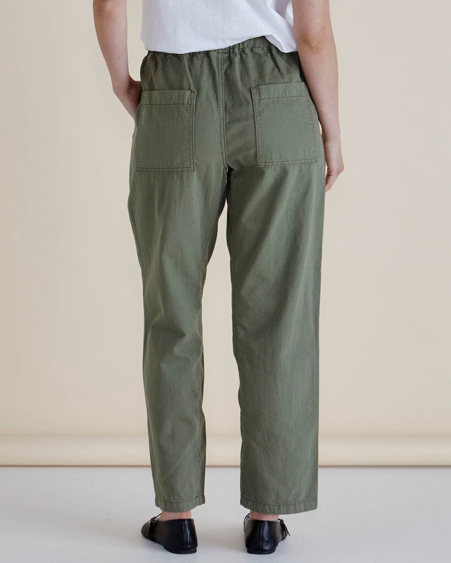 Betty Basics Quinn Cotton Jogger (Khaki)