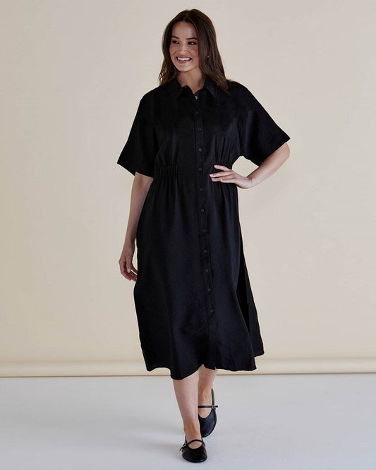 Image of Dresses. Productname: Betty Basics Dusk Dress in Black colour by brand - Betty Basics