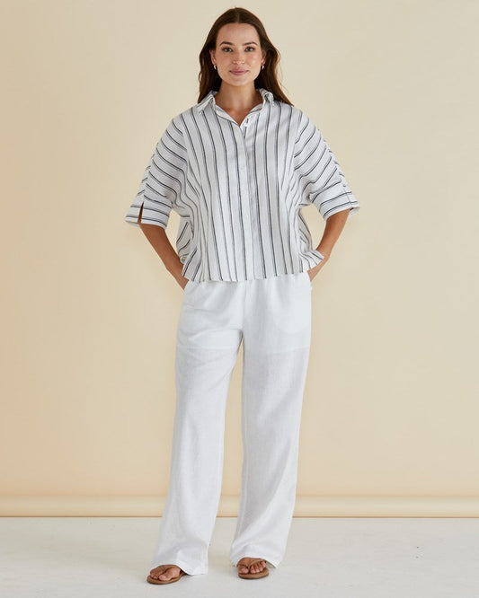 Betty Basics Zaza Relax Pant (White)