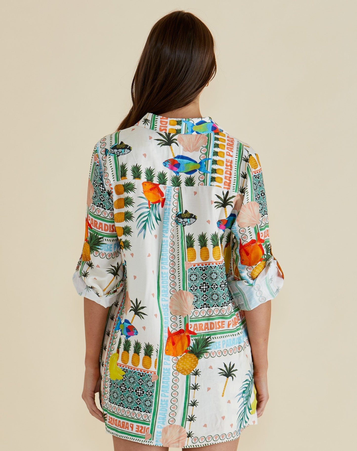 Betty Basics Mills Shirt (Paradise Print)