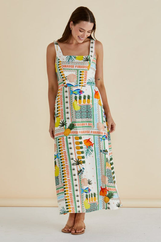 Image of Dresses. Productname: Betty Basics Tegan Midi Dress Paradise Print in Paradise Print colour by brand - Betty Basics
