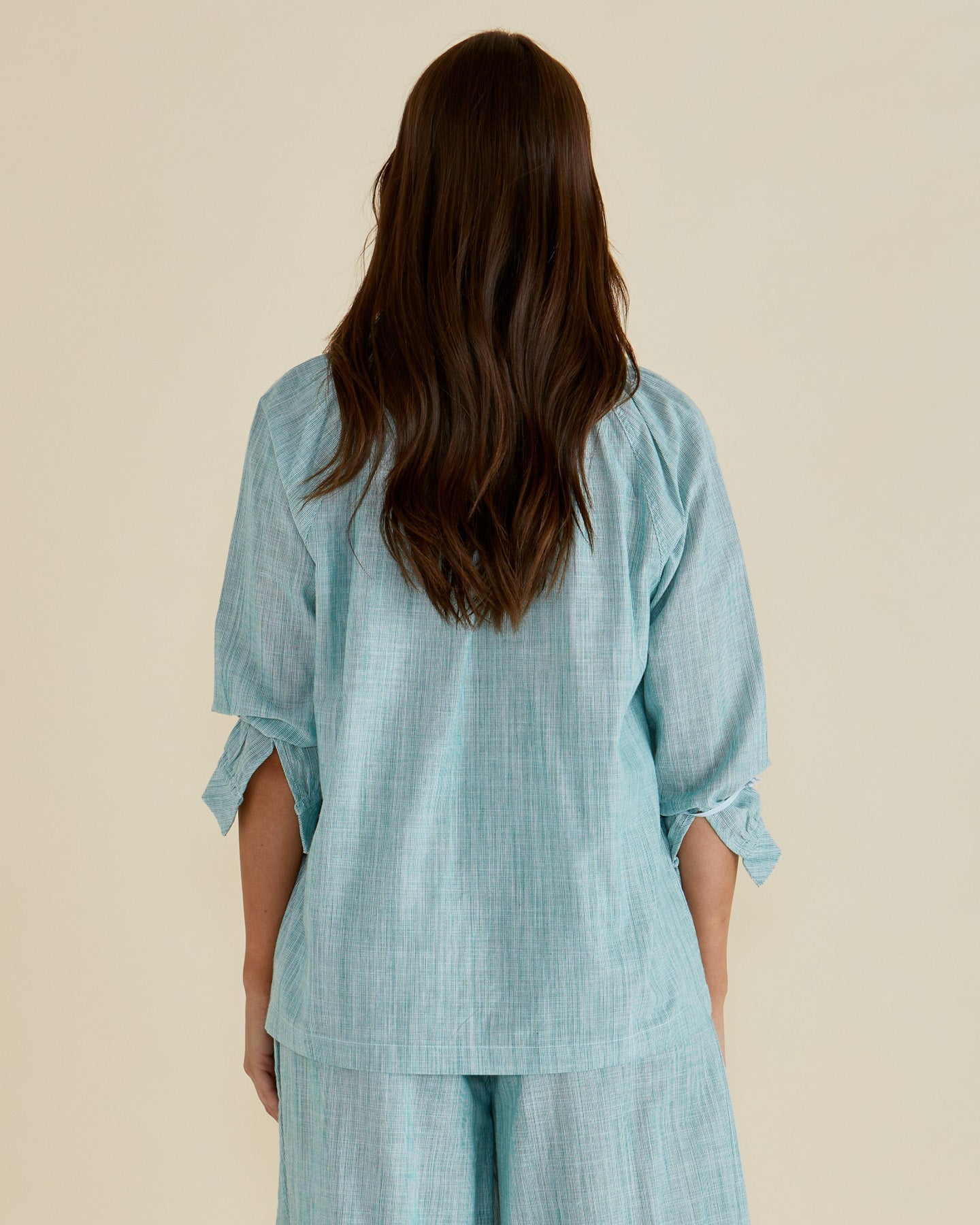 Betty Basics Charli Blouse (Green Stripe)
