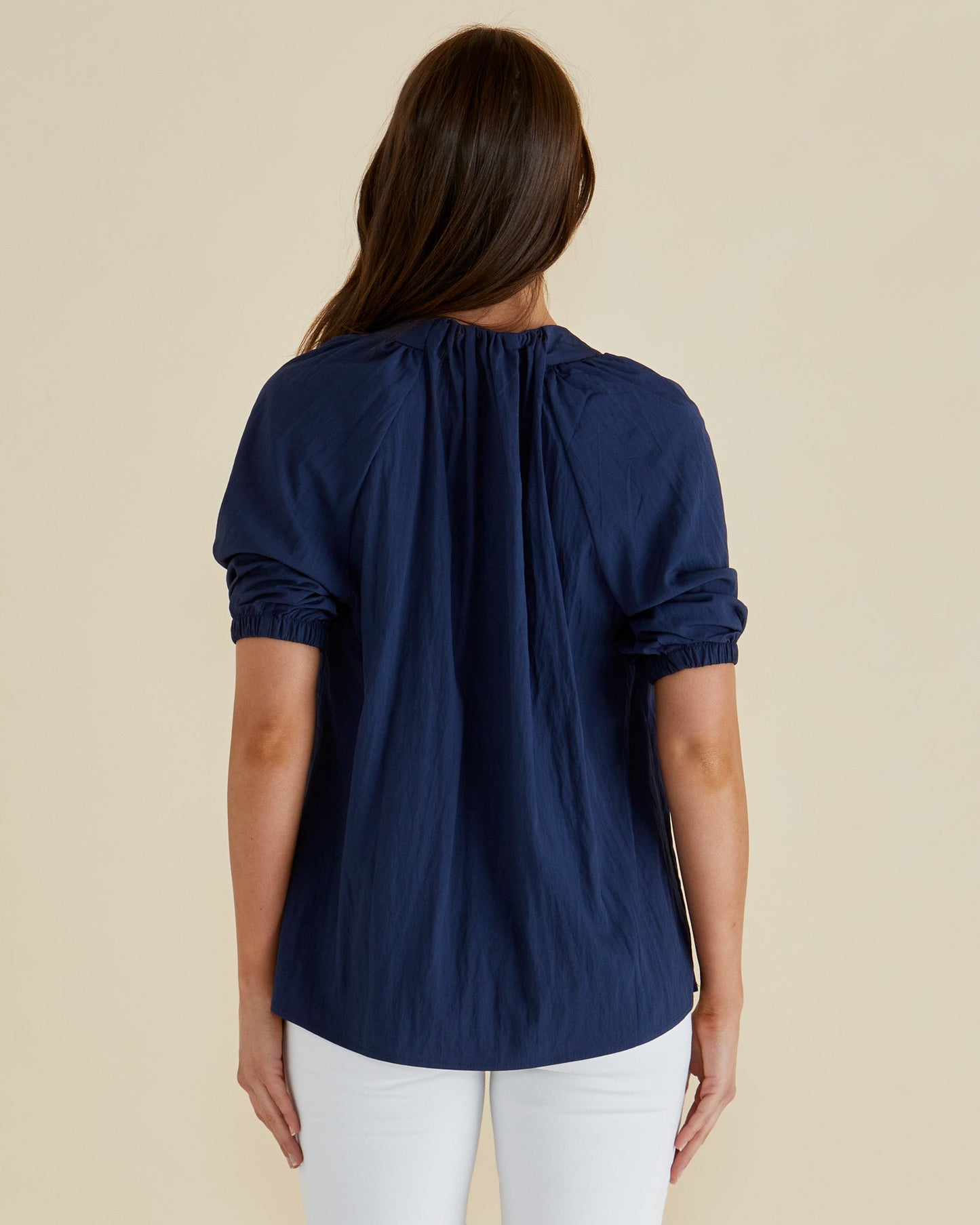 Betty Basics Joanne Blouse (Navy Blue)