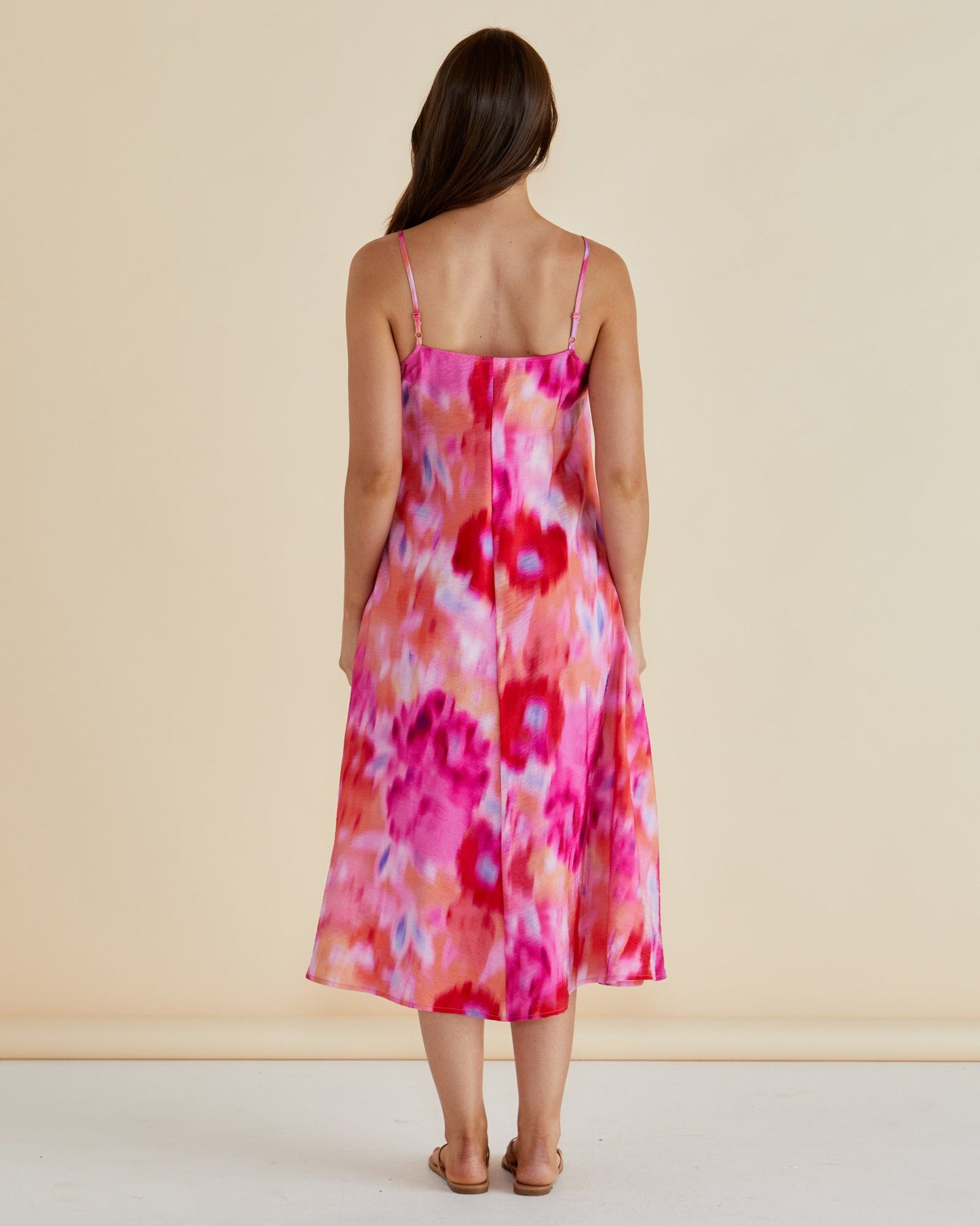 Betty Basics Harriet Dress (Floral Abstract Print)