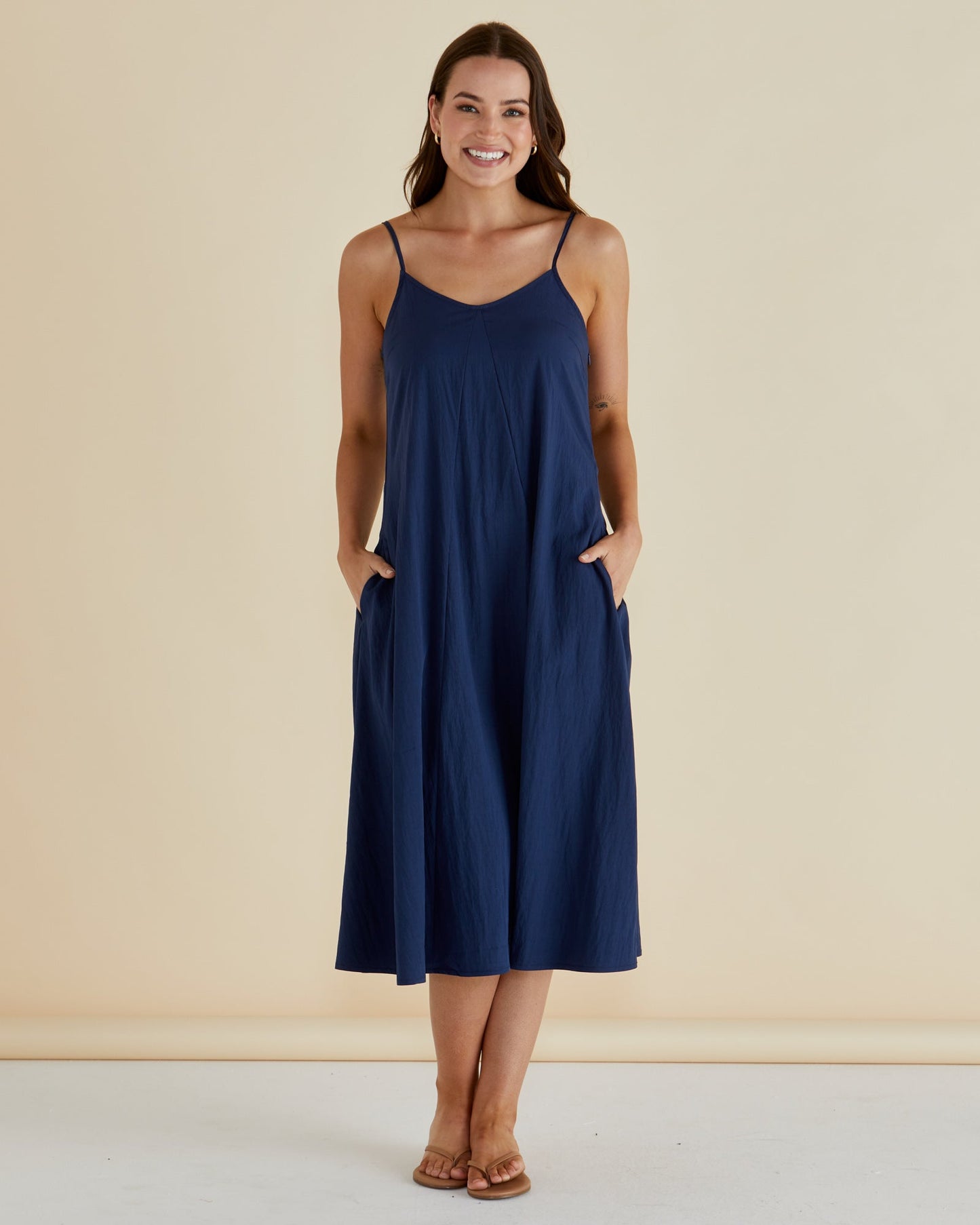 Betty Basics Harriet Dress (Navy Blue)
