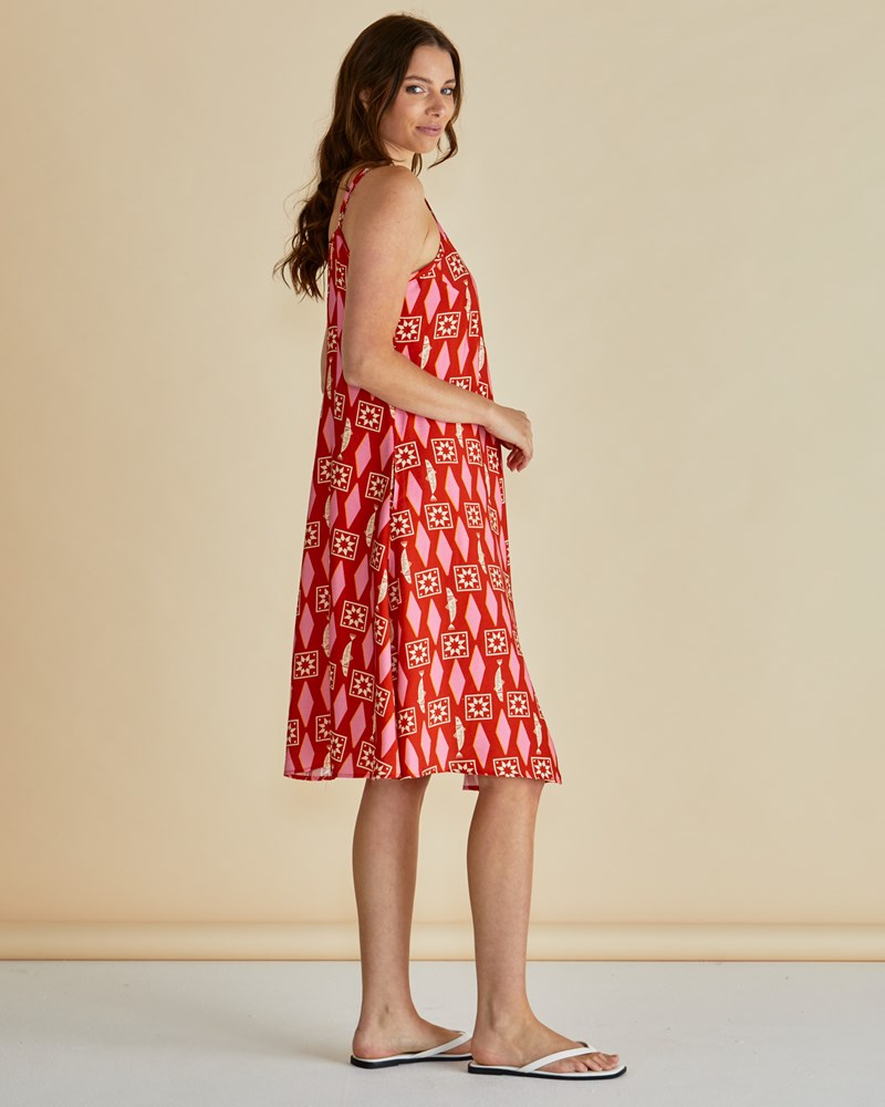 Betty Basics Harriet Dress (Sardinia Geo Print)