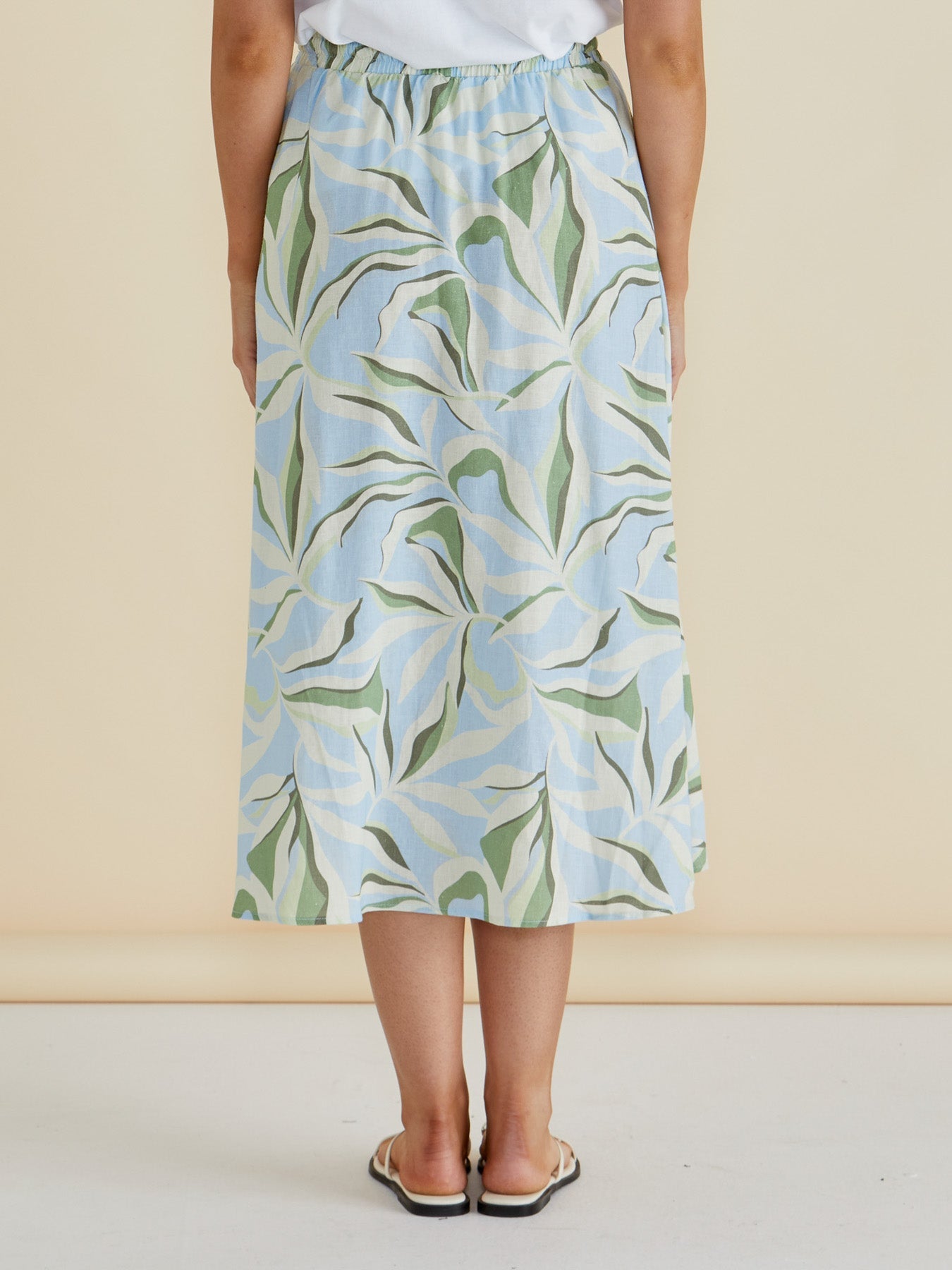 Betty Basics Belize Skirt (Garden Print)