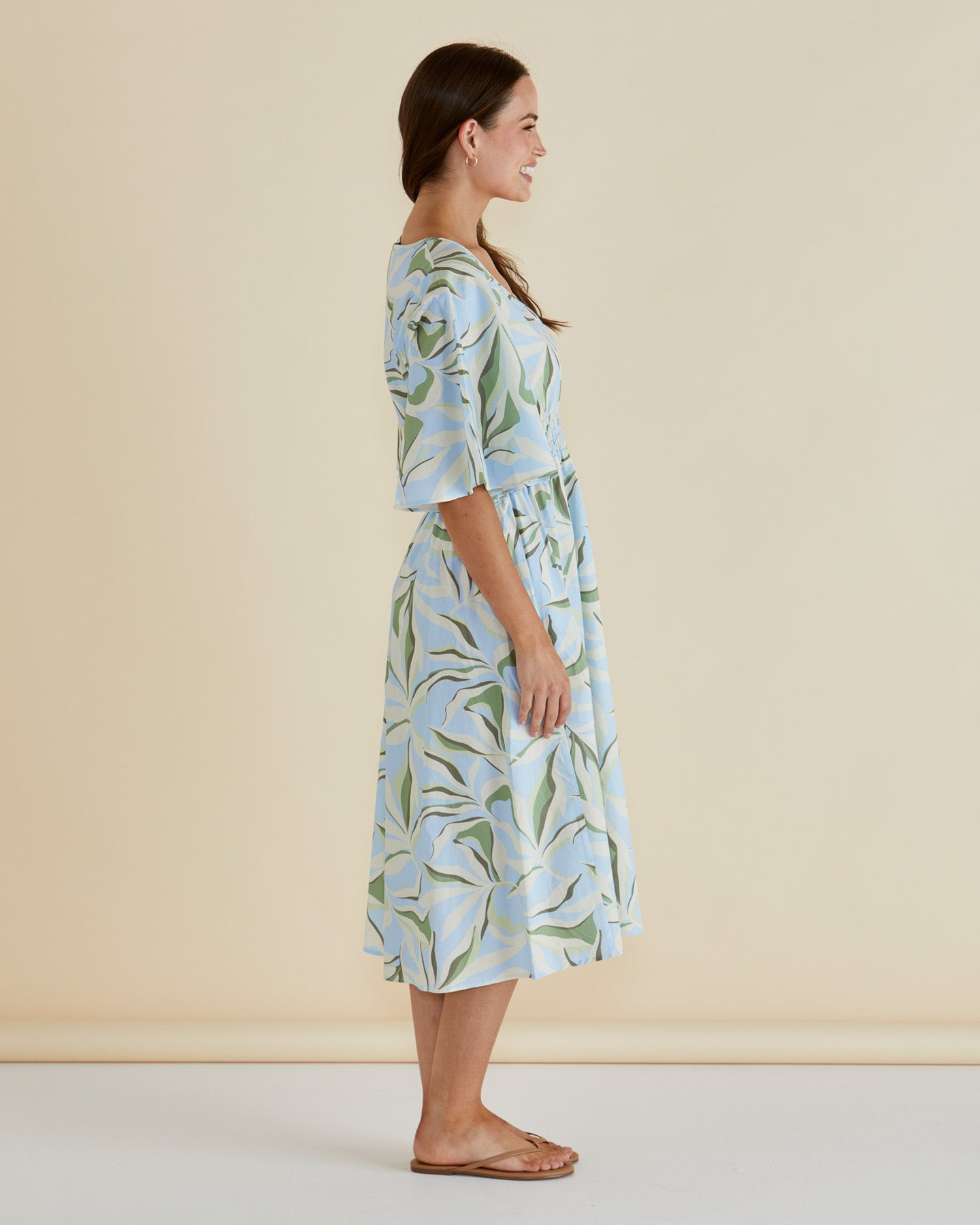 Betty Basics Mazie Dress (Garden Print)