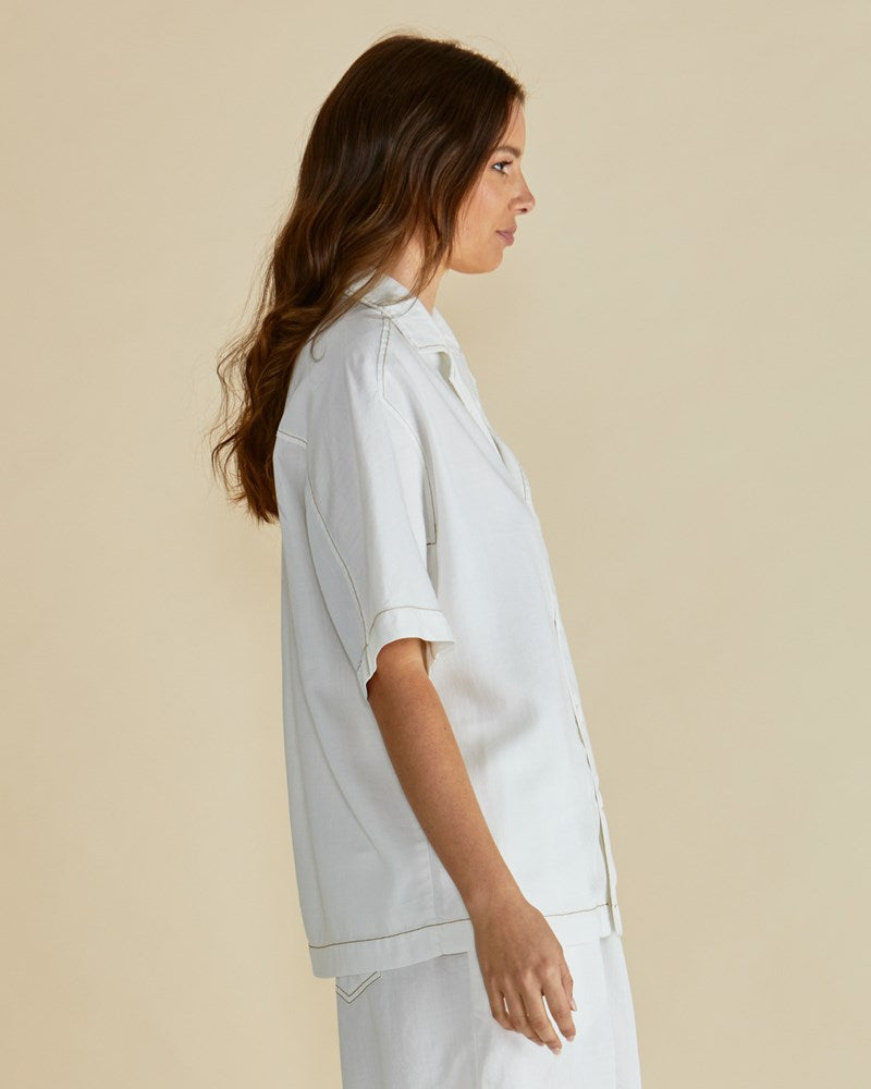 Betty Basics Copacabana Shirt (White)