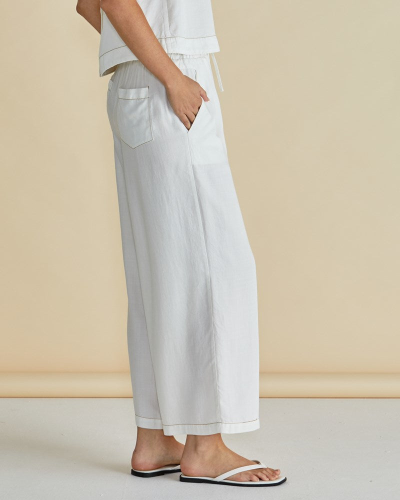 Betty Basics Copacabana Relax Pant (White)