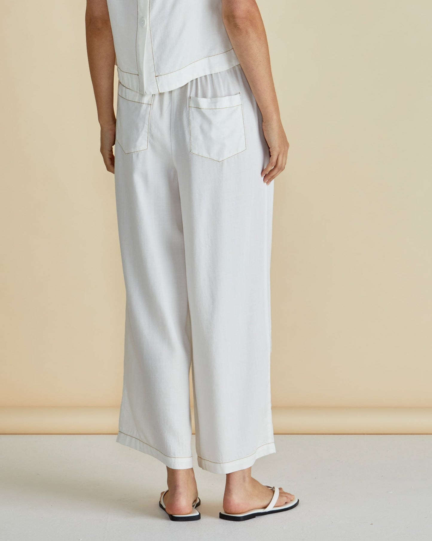 Betty Basics Copacabana Relax Pant (White)