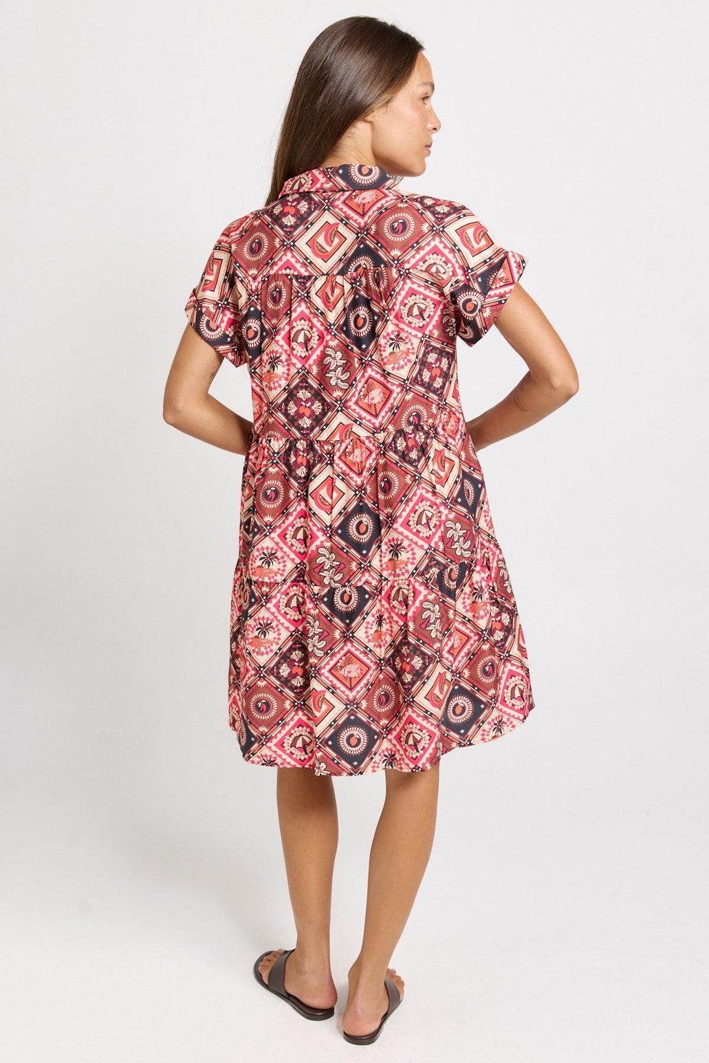 Betty Basics Copacabana Shirt Dress (Coco Print)