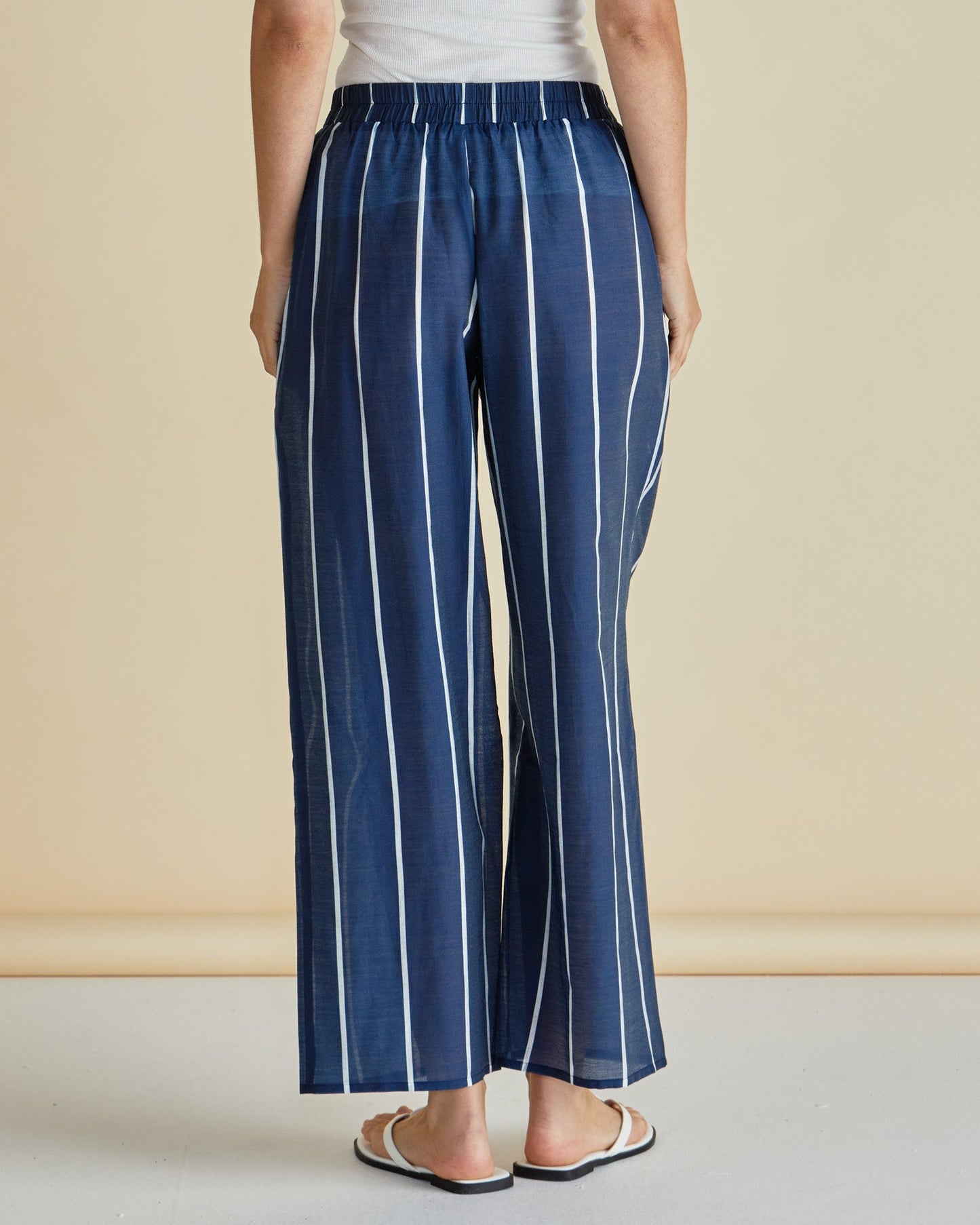 Betty Basics Hayman Pant (Navy/White Stripe)