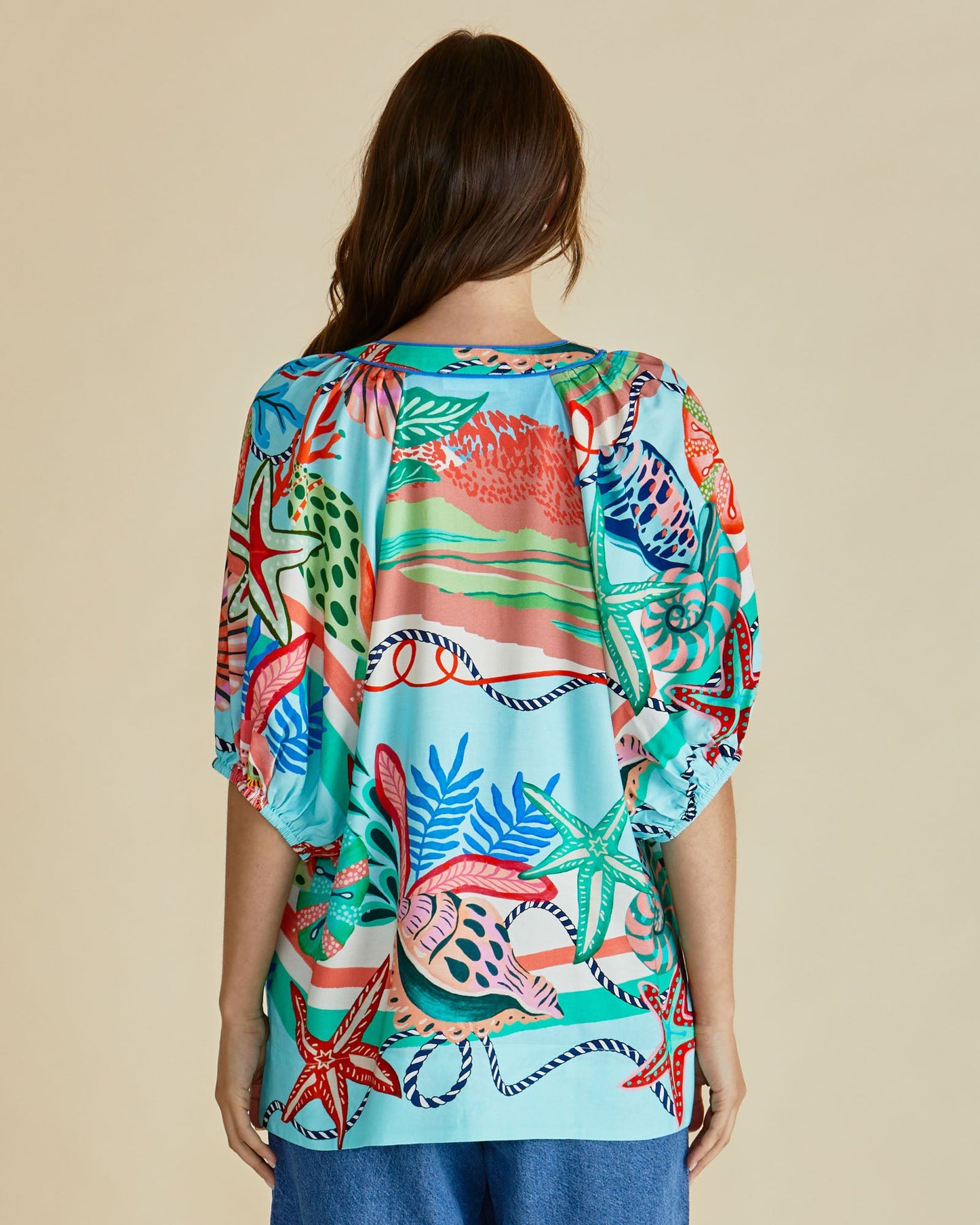 Betty Basics Rio Reef Shirt (Rio Reef Print)