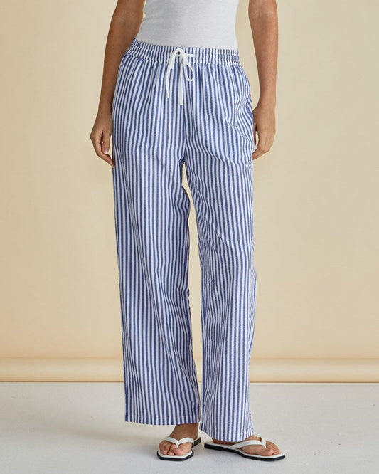 Betty Basics Georgie Pants (Navy Stripe)