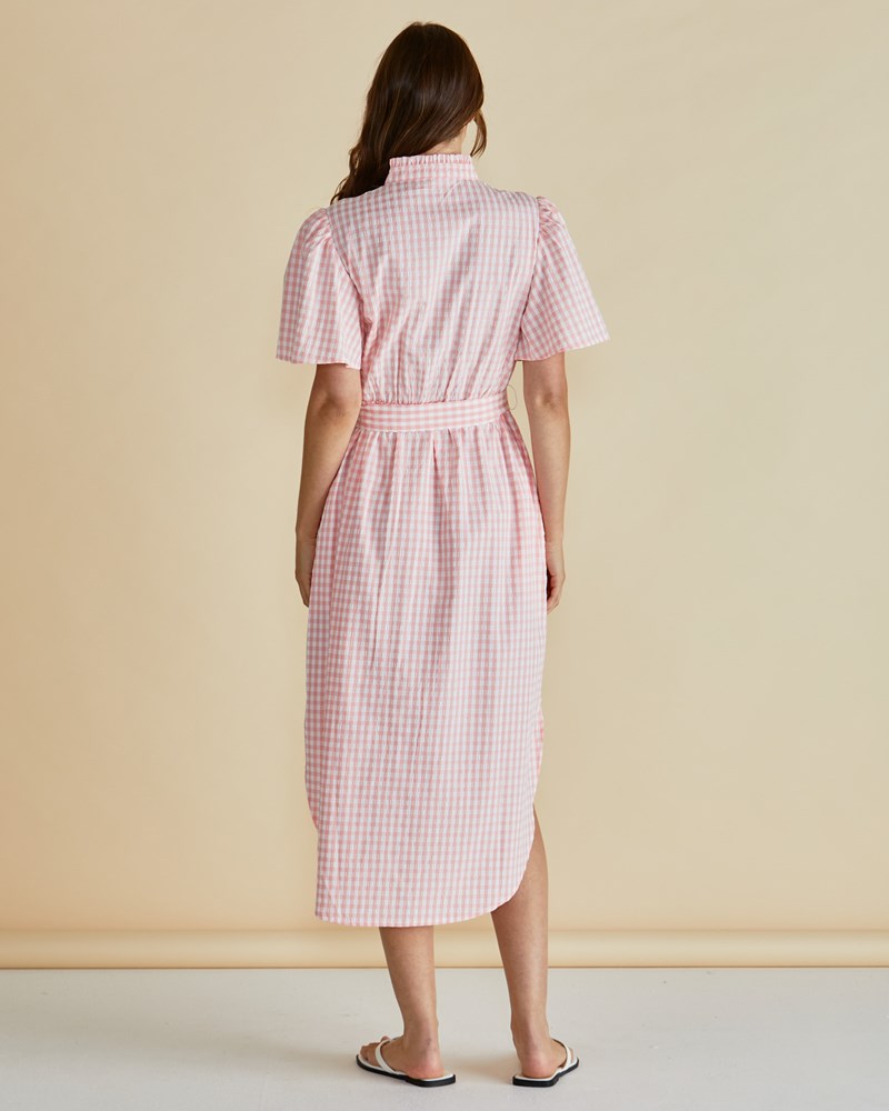 Betty Basics Immie Dress (Pink Gingham)