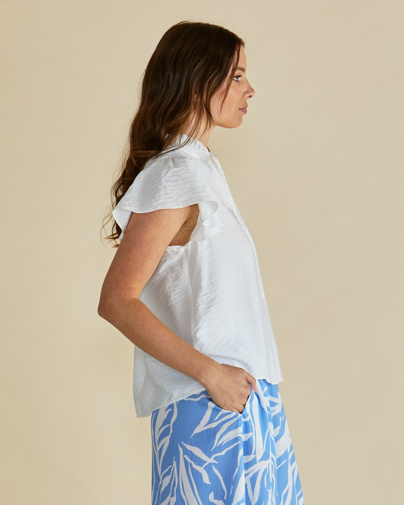 Betty Basics Lyra Blouse (White)