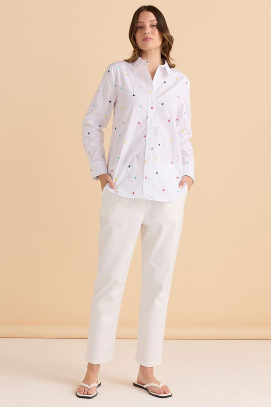 Betty Basics Reid Shirt (Rainbow Heart)