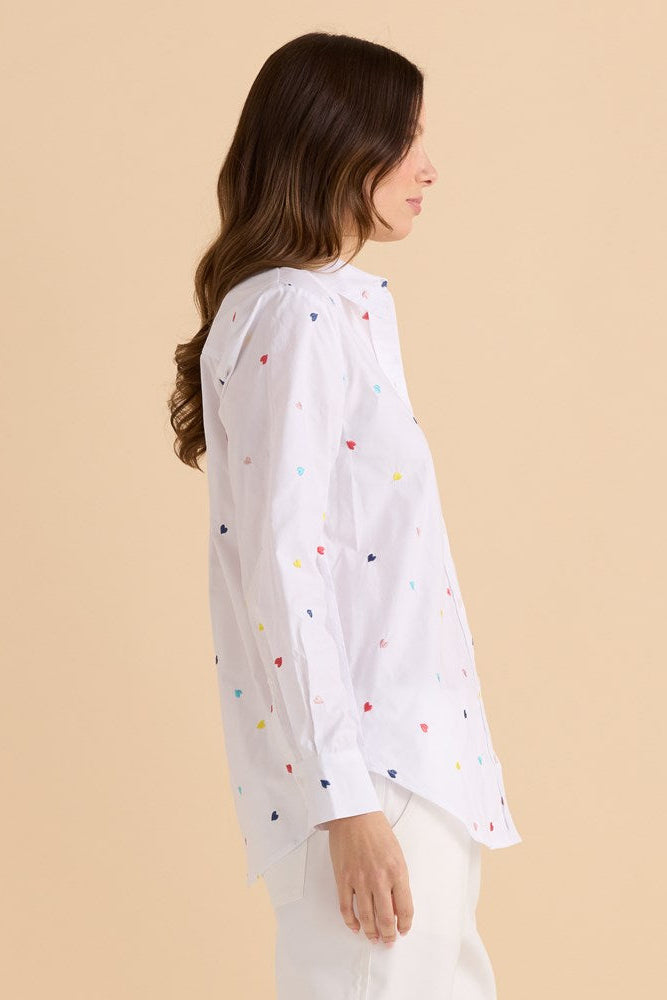 Betty Basics Reid Shirt (Rainbow Heart)