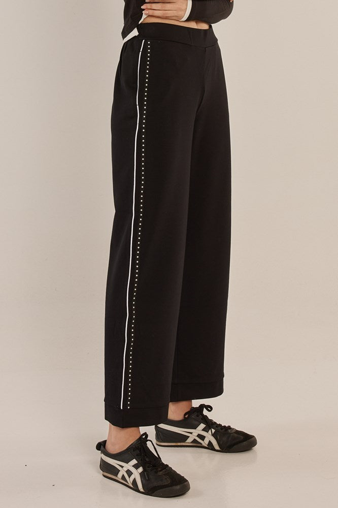 Betty Basics Bien Ponte Jogger (Black/White)