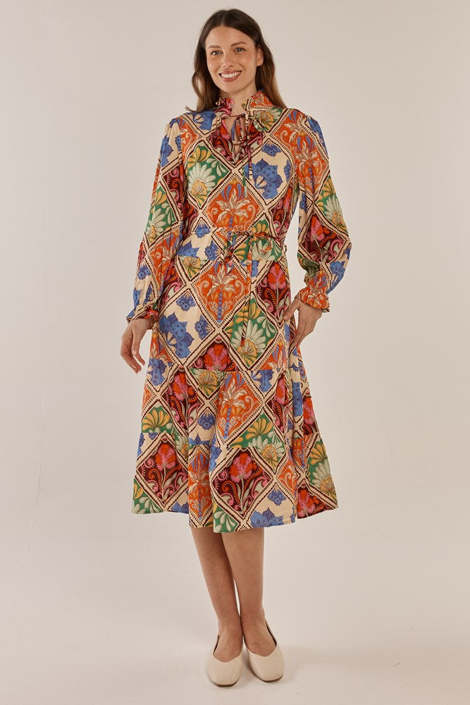 Betty Basics Lyon Dress (Villa Floral Print)