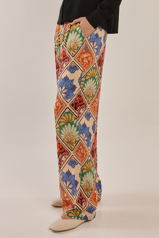 Betty Basics Lyon Pant (Villa Floral Print)