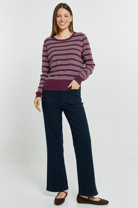 Image of Jeans. Product name - Patch Pocket Jean Blue Smoke in Blue Smoke colour by brand - Betty Basics