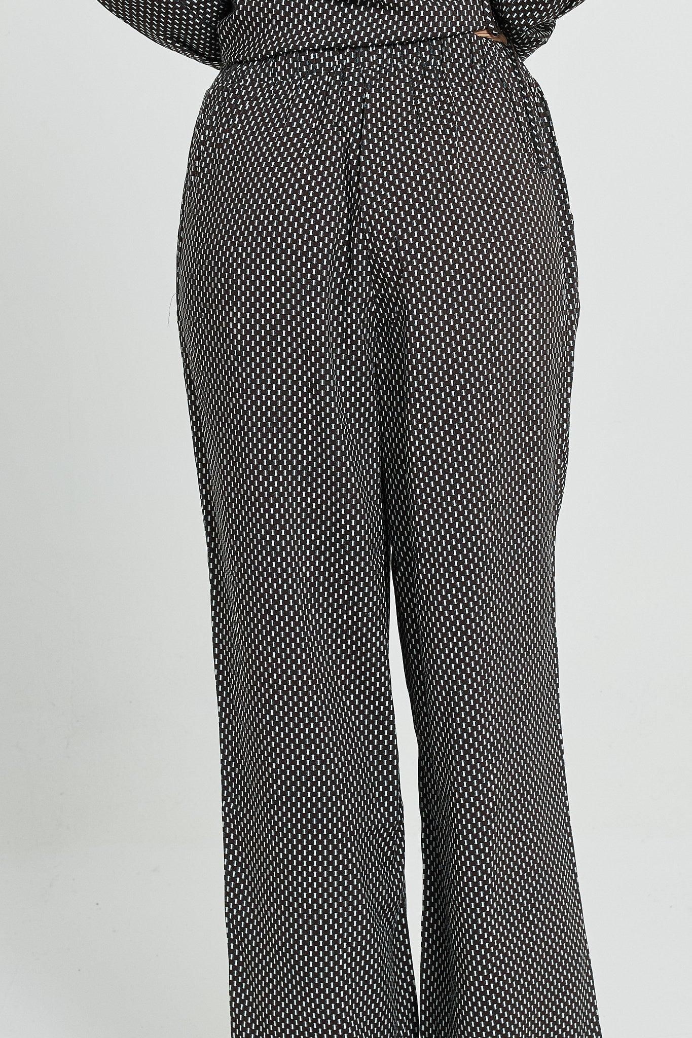 Betty Basics Tessa Relax Pant (Nutmeg Geo Print)