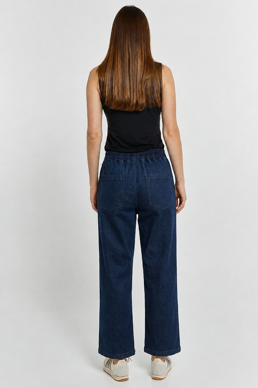 Betty Basics Quinn Stretch Jogger (Blue Wash)