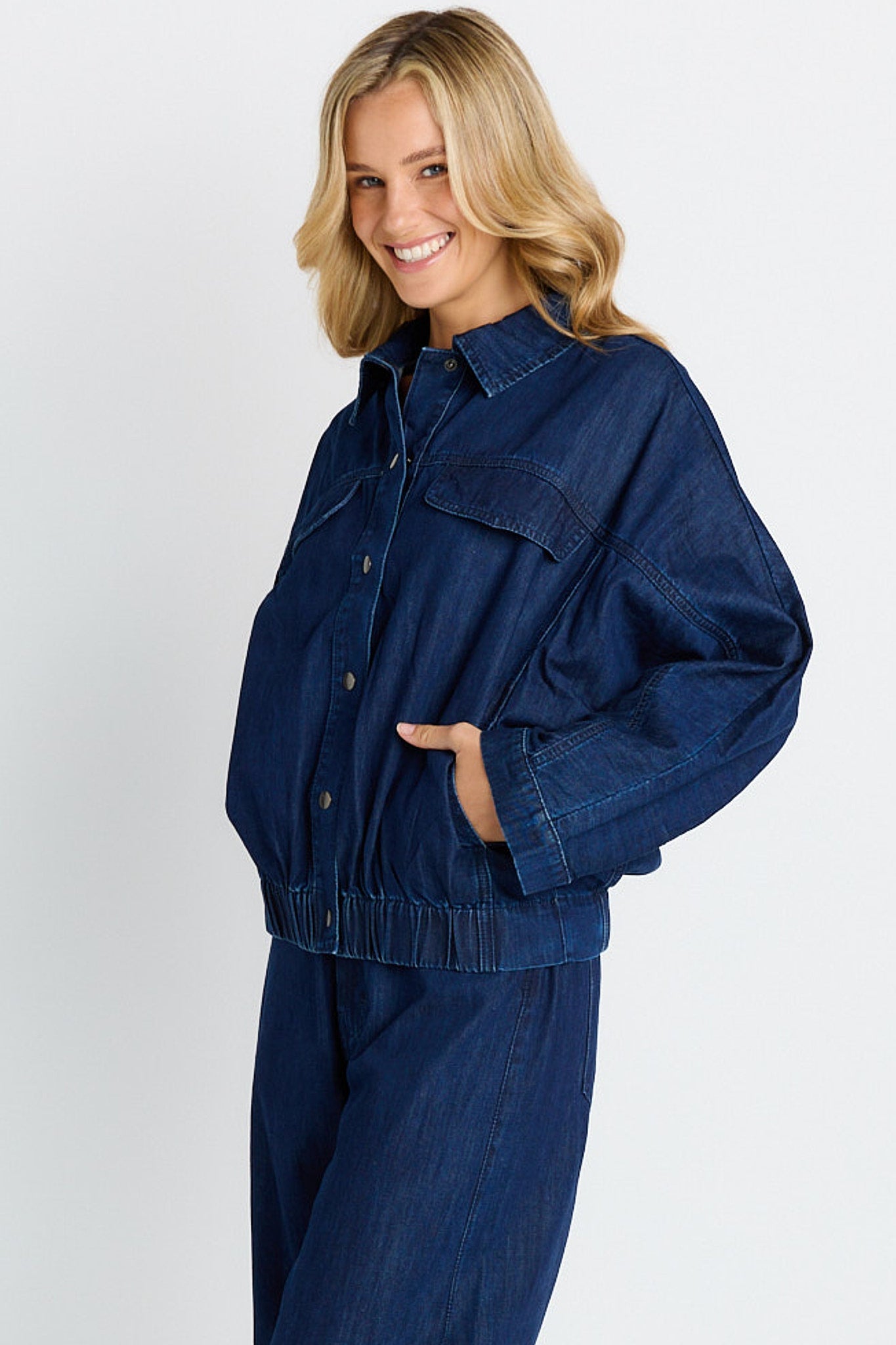 Betty Basics Goldie Jacket (Dark Blue)