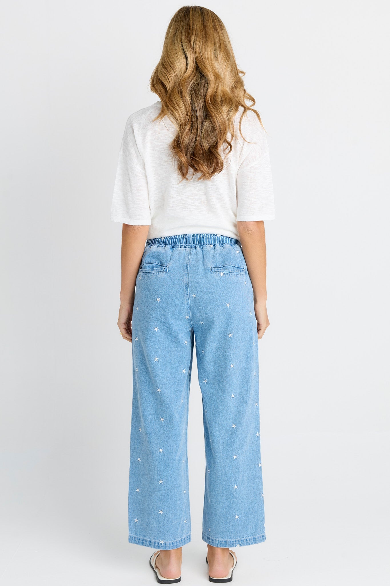 Betty Basics Star Denim Jogger (Denim Star)
