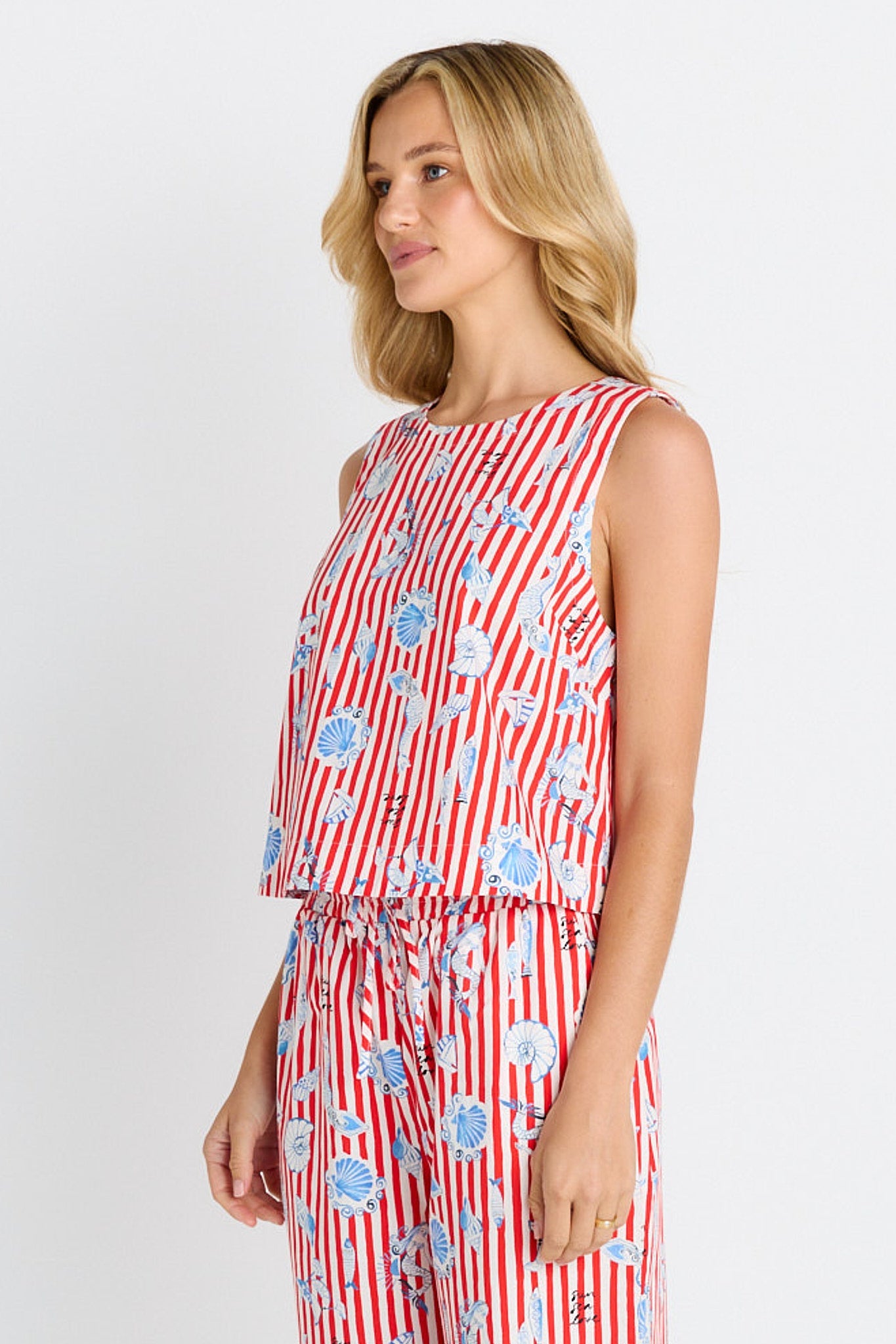 Betty Basics Amalfi Tank (Amalfi Print)