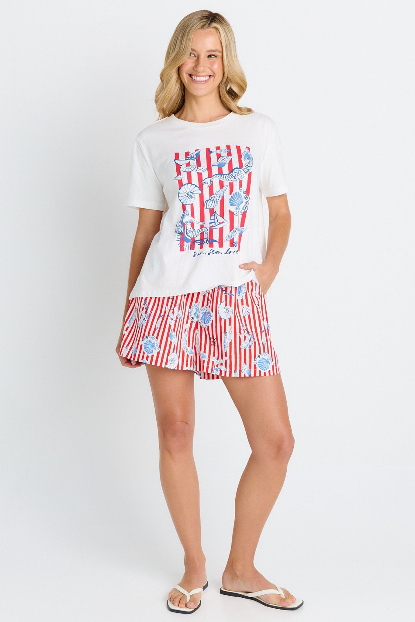 Betty Basics Amalfi Short (Amalfi Print)