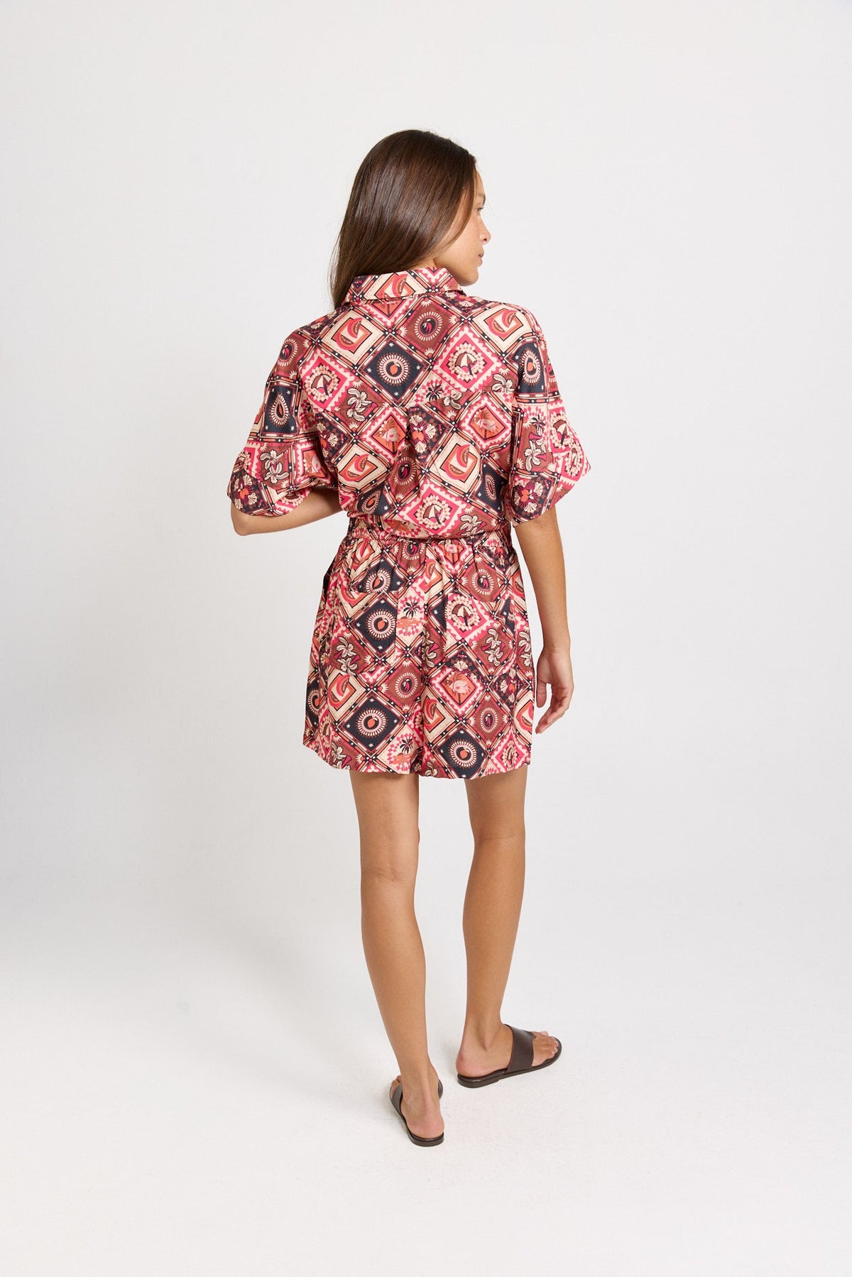 Betty Basics Solstice Relaxed Short (Coco Print)