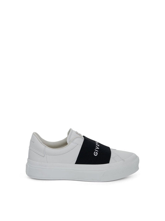 Image of Sneakers. Productname: GIVENCHY City Court Elastic Band Sneakers in WHITE colour by brand - GIVENCHY