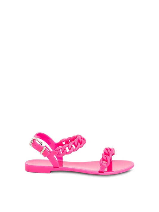 Image of Flats. Productname: GIVENCHY Jelly Flat Sandal in Fushia colour by brand - GIVENCHY