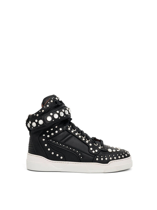 Image of Sneakers. Productname: GIVENCHY Tyson Studs Sneaker in Black colour by brand - GIVENCHY