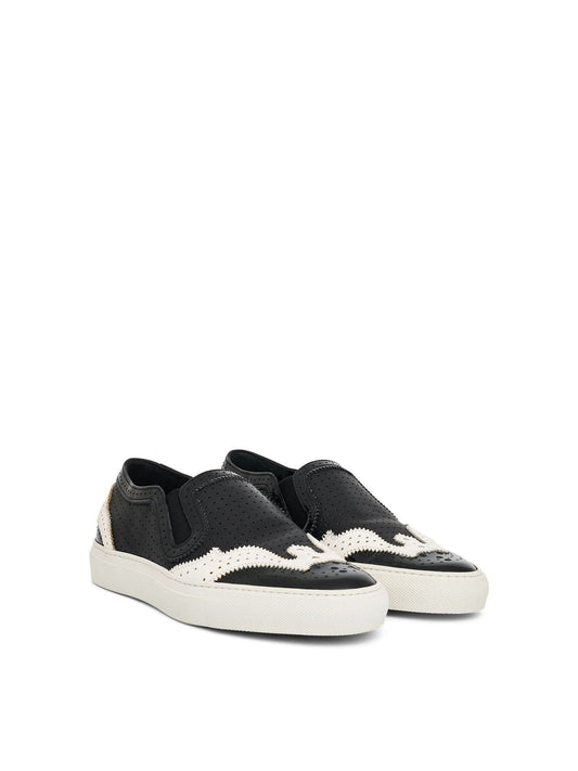 GIVENCHY Low Skate Sneaker (Black White)