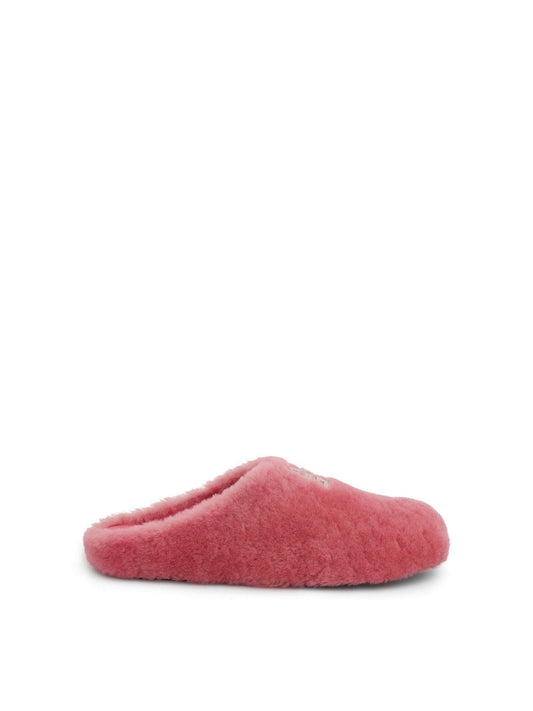 Image of Others. Productname: GIVENCHY 4G Shearling Slip On in Bright Pink colour by brand - GIVENCHY