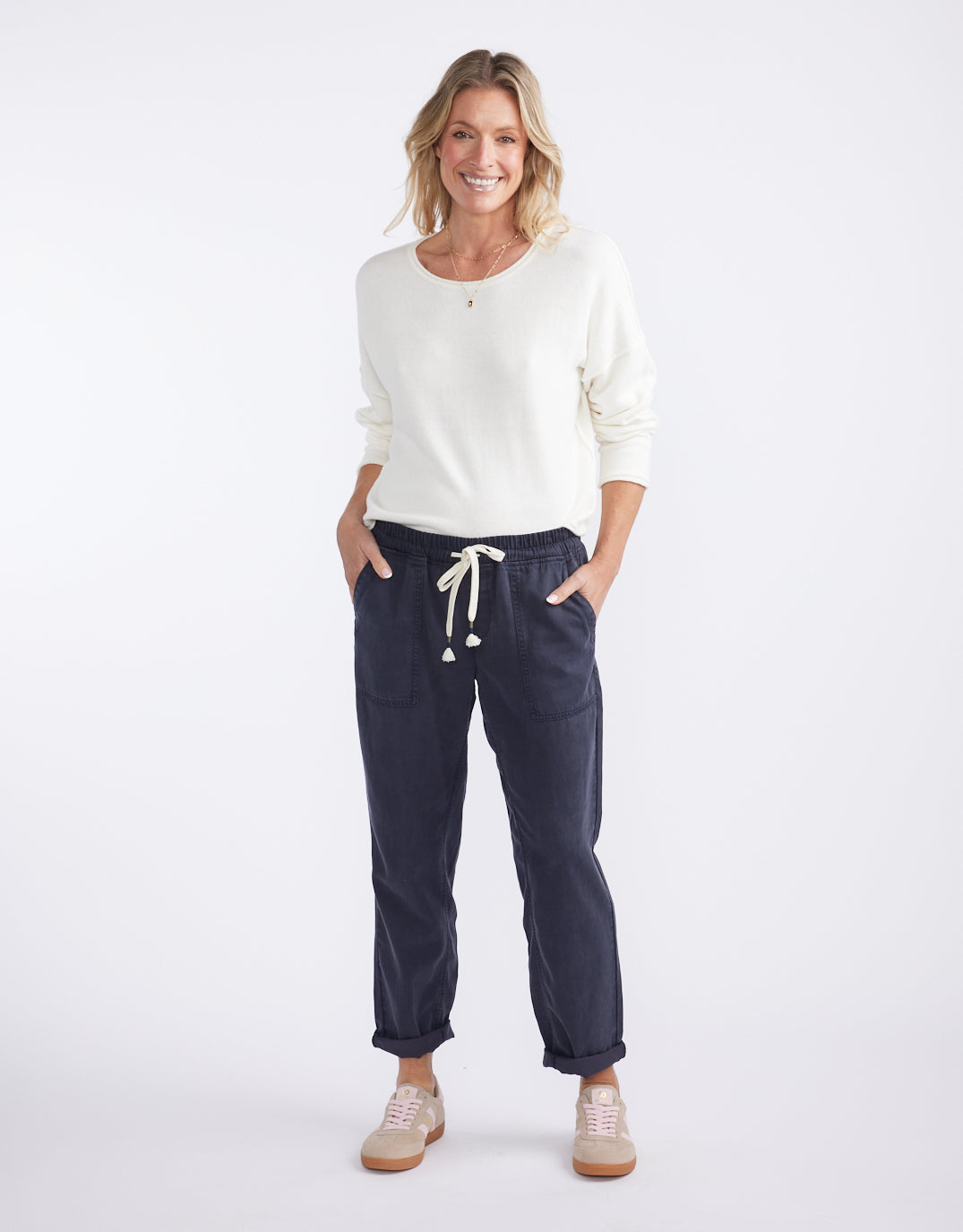 White & Co. Beach Comber Pant (Navy)