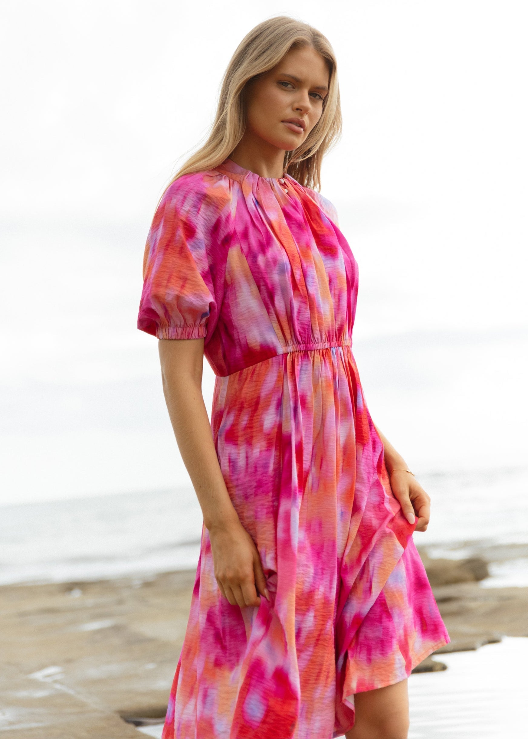 Image of Dresses. Productname: Betty Basics Emery Dress Floral Abstract Print in Floral Abstract Print colour by brand - Betty Basics